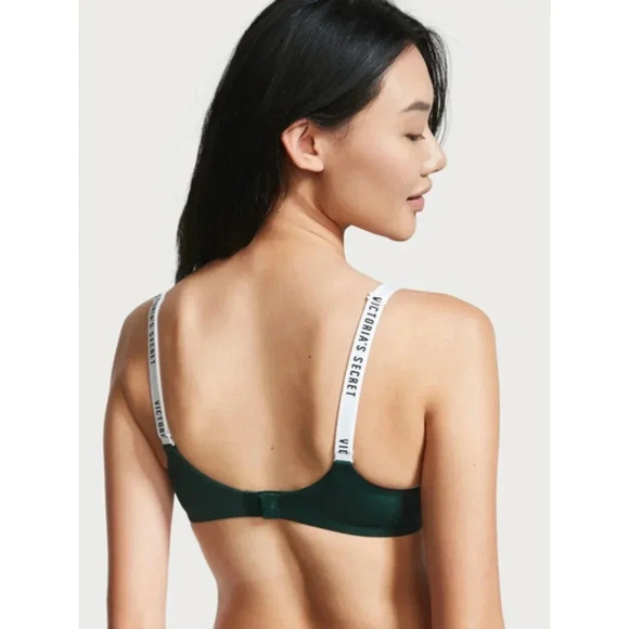 Victoria's Secret Green THE T-SHIRT Lightly-Lined Wireless Bra - Picture 2 of 6